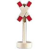 Grösse (LxBxH): 10x3x3 cm Glückskäfer 525533 Verkehrszeichen Bahnübergang/Andreaskreuz