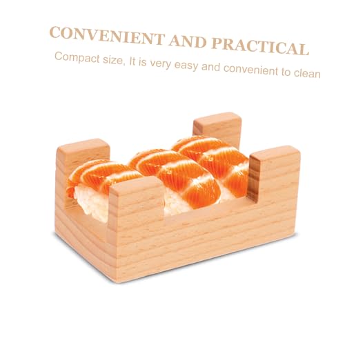 Portarrollos de sushi Cabilock de madera estilo japonés miniatura 6