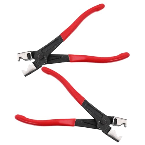 GRIRIW 2pcs Automotive Hose Clamp Tool Versatile Hose Removal Pliers for Secure Clamping Effortless Operation Strong Grip
