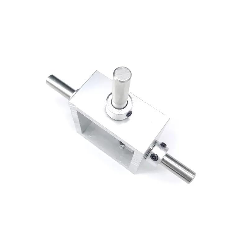 Angle Steering 1pcs 1:1 Transmission Right Angle Bevel Gear Gearbox One in Two Out 90 Degree Steering Commutator Forward Reverse Gearbox Driving Change(8MM)