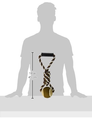 Ethical Pet Mega Twister Heavy Twisted Mega Ball Tug 17-Inch Dog Toy #TOP1