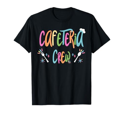 Regreso a la escuela Cafetería Crew Cute Lunch Lady Squad para mujer Camiseta