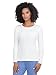 KOI Essentials Rohan Tee 1110 Heart Pointelle White L