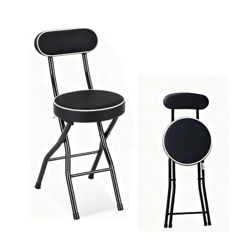 Momglaハイチェア 折りたたみ 椅子 高さ60cm/65cm/70cm/75cm 持ち運び バースツール キッチン パイプ椅子 軽量 ダイニングチェア、 移動が簡単 座面高60 70 75cm ハイチェア 背もたれ ハイスツール、おしゃれ シンプル 折