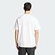 adidas Herren Essentials LINEAR Single Jersey Tee, White/Black, XXL