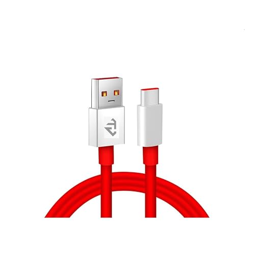 True Desire Supports Upto 100W USB Type C Data Sync Fast Charging Cable for One Plus 13,13r,12 5G,12r,11,11r,10r,10t,10,10 pro,9 Pro,8,8T,7t,7t Pro,6,5, Nord,4,3,2,2t,Ce 3 lite,Nord Ce3,Ce4,Open Red