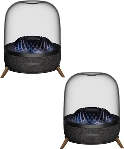 Soporte de metacrilato para altavoz Aura Studio 4 y SoundSticks 4 negro paquete de 2