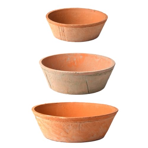 Aged Terracotta Bowl, Set of 3