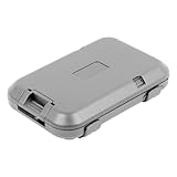 Genérico Tarjetero, Estuche Impermeable de Aluminio con Bloqueo, Suministros de Seguridad multifuncionales portátiles, Protectores de de Bolsillo para débito, crédito, bancarias