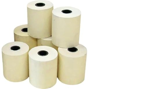 Bobina Termica 57x15 Amarela Para Maquina Cartão De Credito C/30 Unidades