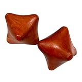 UNCLEJUM Thai Traditional Wooden Massage Tool, Star Shape, Hand Massager x 2