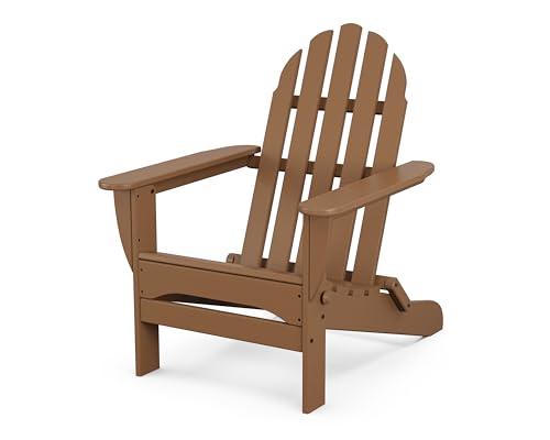 POLYWOOD AD5030TE Classic Folding Adirondack Chair, Height: 35.00