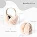 Sacolin Women'S Foldable Faux Ear Warmers, Plush Earmuffs, Soft And Warm Fluffy Ear Covers For Winter, Fashion Accessory Gift Idea For Christmas And Birthdays