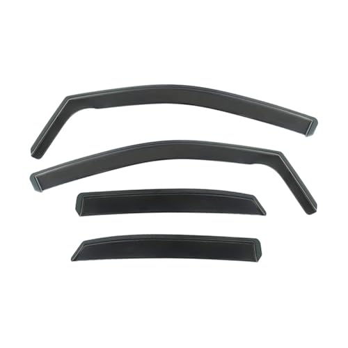 HYPER GLORY in Channel Window Visors, Compatible with 2023-2025 Lexus RX All Models, in-Channel Style Black Polycarbonate Side Window Deflectors, Rain Guard 4PCS