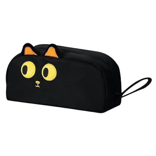 FULHANY Pencil Case,Estuche Vans,Estuche Lapices, Estuche Escolar Grande,Estuche para LáPices con Forma De Gato En 3D para Todas Las Edades