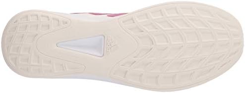 adidas,womens,QT Racer Sport,Chalk White/Cherry Metallic/Silver Metallic,9 | Image 3