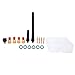 Jonlaki 21Pcs Welding Kit for WP9 20 25 with Collets Glass Cups and Back, 300A Accessories