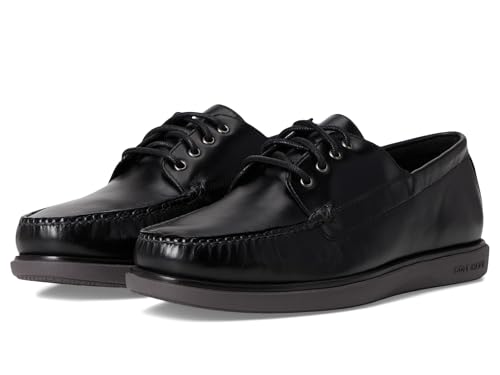 Cole Haan Cole Haan Men's Grand 4-Eye Loafers, Black Nubuck/Pavement, 11-M US