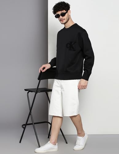 Sweat Calvin Klein Jeans homme relaxed avec logo flotté en coton - 2