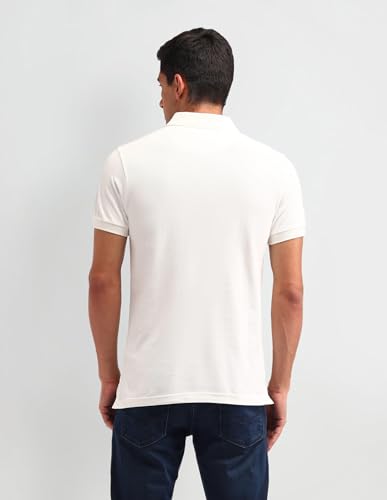 Image of U.S. Polo ASSN. Brand Printed Slim Fit Polo T Shirts for Men - 100% Cotton, Half Sleeves Mens Tshirt