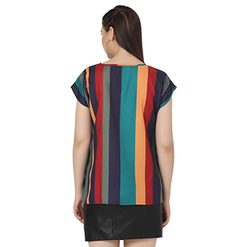 Image of Leriya Fashion Women's Casual Top Shirts Print T-Shirts Basic Summer Women Tops
