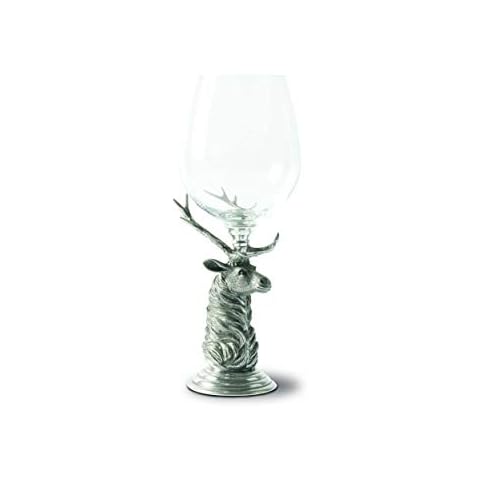Vagabond House Elk Stem Bordeaux Glass Cover