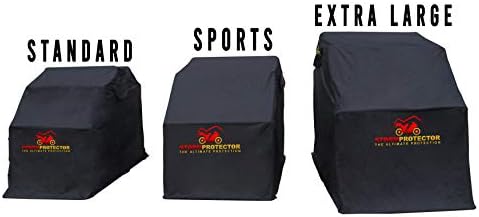 StormProtector® Motorcycle Folding Garage - Lockable - Standard Size - Quenched Steel - Motorcycle Shelter Shed Cover for Scooters & Motorcycles (S)