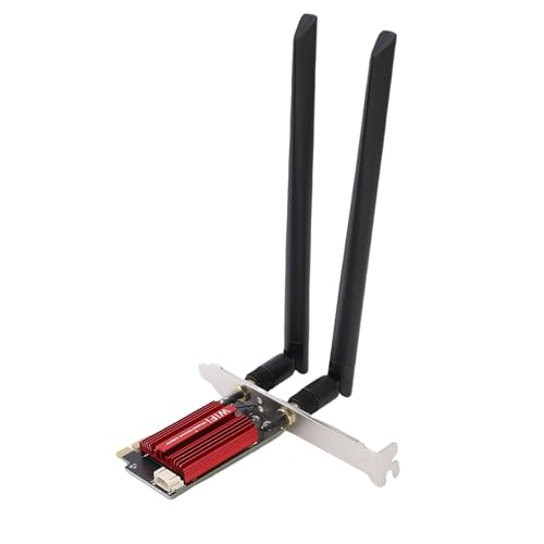WiFi 6E Wireless 4200 MBPS BT5.2 Card para Computadora de Escritorio, Encriptación WPA3 para Seguridad de Red - Compatible con Windows 10 y 11 miniatura 2
