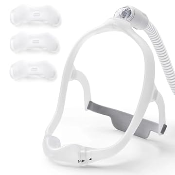 Nimisa Nasal Frame Assembly for Philips Respironics DreamWear, Upgrade Silicone Soft Sealing Nose Mask Reusable Pillow Supplies with 3 x Pillow
