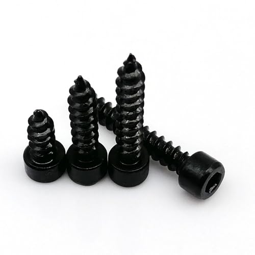 Vis M6 CHC noire 25mm haute résistance à empreinte Allen pour serrage stable