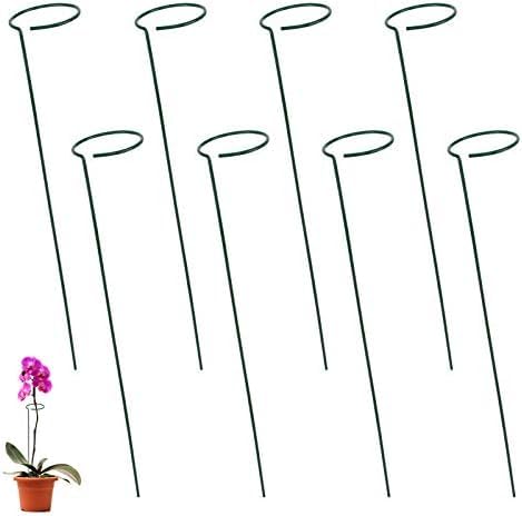 Ingo Metal Plant Stakes | Garden Single Stem or Round Support Sticks |Plant Support | Ideal for Orchid, Rose (Pack of 5) (18 INCH, PACK5) (B0CNHVTJ7C) Amazon Price History, Amazon Price Tracker