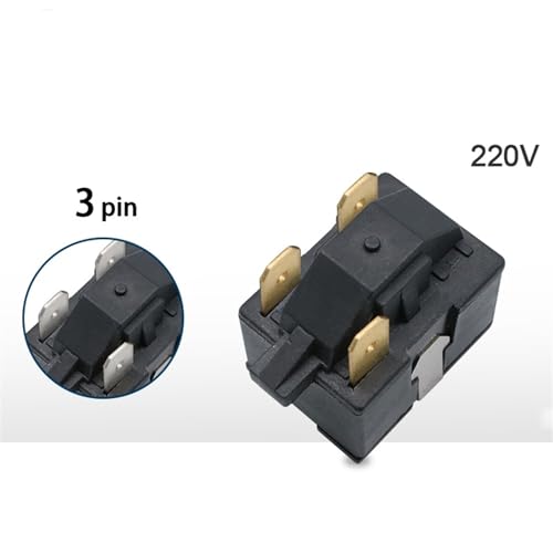Relé de arranque PTC-7 de 22 ohmios y 2 pines para compresor de nevera 4