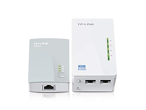 TP-Link 300Mbps AV500 Wi-Fi Powerline Extender Starter Kit (TL-WPA4220KIT)