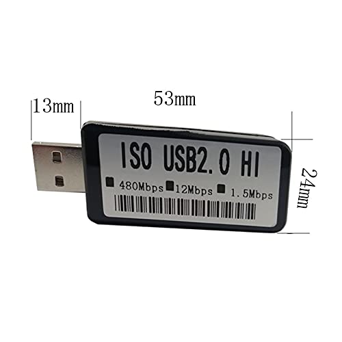 USB2.0 480mpbs high Speed Signal Isolator DAC Audio Purification Logic Analysis Virtual oscilloscope
