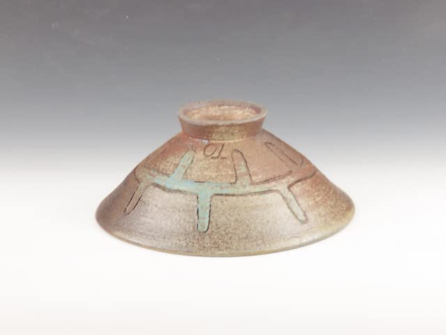 Amazon.co.jp: 益子焼（栃木県） 衣川俊仁 酒器 ぐい呑 形象文装飾