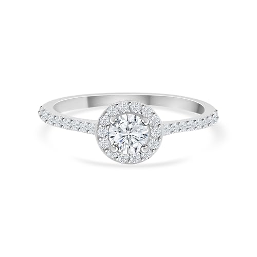 Ornate Jewels 925 Silver CZ American Diamonds Halo Ring for Women and Girls | With Certificate of Authenticity & 925 Stamp | Life-time Warranty* (B0B65GXYZG) Amazon Price History, Amazon Price Tracker