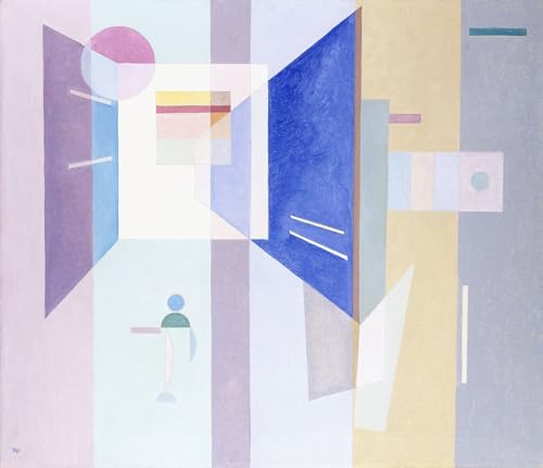 Tableau à droite à gauche Kandinsky image sur toile moderne décoration murale 60x90
