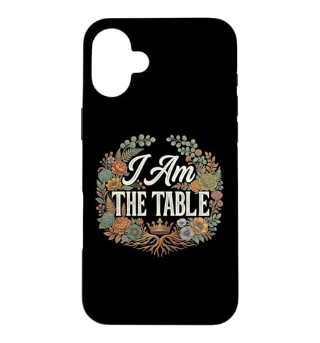 Feminist Decenter Men Womens Right Girl Power I Am The Table �X�}�z�P�[�X iPhone 16 Plus �p