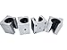 4 Pcs SBR20UU 20mm Aluminum Open Linear Router Motion Bearing Solide Block