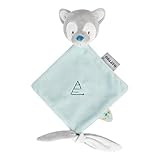 Wolf Tiloo als superweiches und anschmiegsames Mini-Schnuffeltuch, Liebenswerter Spielbegleiter und tröstender Kuschelfreund in schwierigen Momenten, Geeignet für Neugeborene und Frühchen