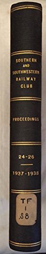 Southern and Southwestern Railway Club Magazine January 1937 to November