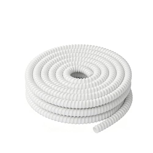 Kondensatschlauch Ø 16 mm aus PVC Flexibler und zuschneidbarer Kondenswasserschlauch Ablaufschlauch für Klimaanlagen und Split-Klimageräte (Ø16mm 5M)