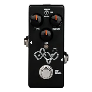 【3 Classic Delay Modes in One Mini Pedal】The Echo Maker packs three classic delay types into a compact mini pedal. Analog delay provides warm, natural delay sounds, and by adjusting the Repeat ratio, it creates a unique self-oscillation effect that o...