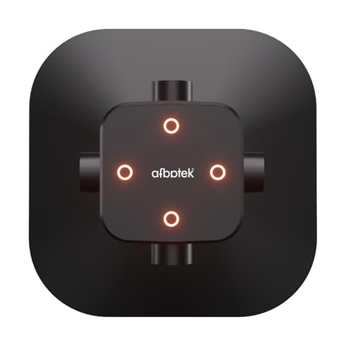 afbptek Switch 2 Joy Con Charging Station, LED Indicator, 4 Joycon Controller Charger Dock, USB Powered for Nintendo Switch 2 Joy-Con L/R Controller (Black) by afbptek - Used condition - Image 6