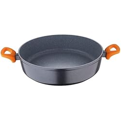 Paellera Bergner San Ignacio Lava Paellera, Aluminio Forjado, Gris, 32 cm