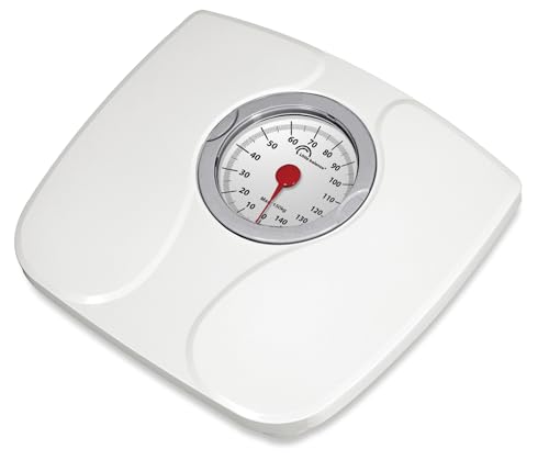 LITTLE BALANCE 8935 Comfort 150 Mechanische Personenwaage mit XL-Display, kompakte Bauform, 150 kg, Weiß LITTLE BALANCE 8935 Comfort 150 Mechanische Personenwaage mit XL-Display, kompakte Bauform, 150 kg, Weiß