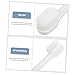 minkissy 5pcs Electric Toothbrush Replacement Heads Soft Bristles for Braces Smart Toothbrush Compatible Series