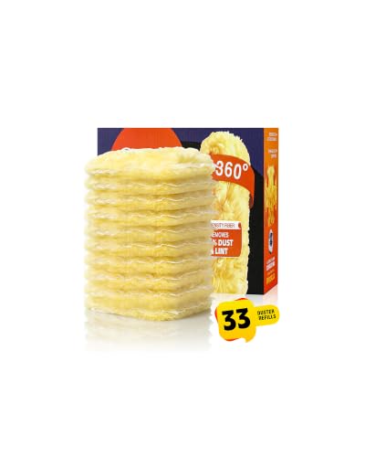 33 Count 360° Unscented Heavy Duty Duster Refills, Only Replacement Heads