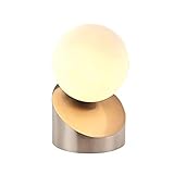 Led Tischleuchte Touch AN/AUS Nachttischlampe Nachttischleuchte Lampe Leuchte 1flg Alisa Nickel matt incl.1xG9,3W H:16cm