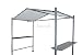 Produktbild SORARA BBQ Grill Pavillon | Dunkel Grau | 265 x 150 cm | PVC feuerhemmend Dach | Grillzelt mit Tisch